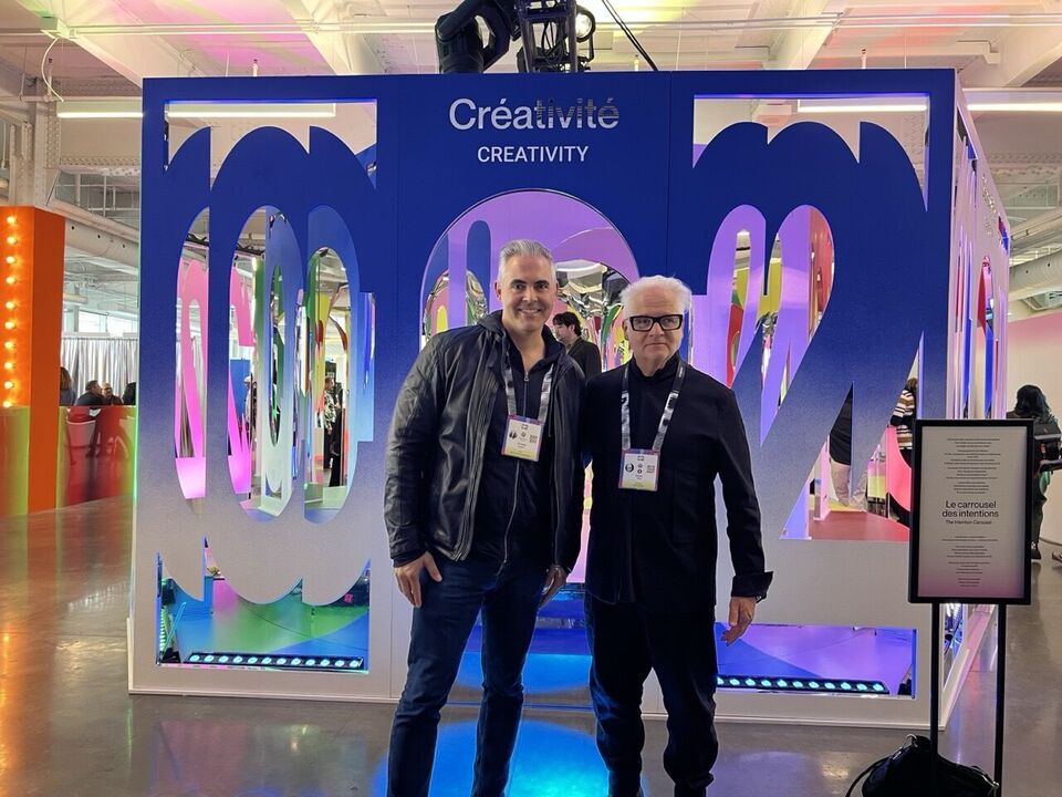 Fernando Lozano, PDG de GKC, avec Andrew King lors de la conférence C2 Montréal 2025